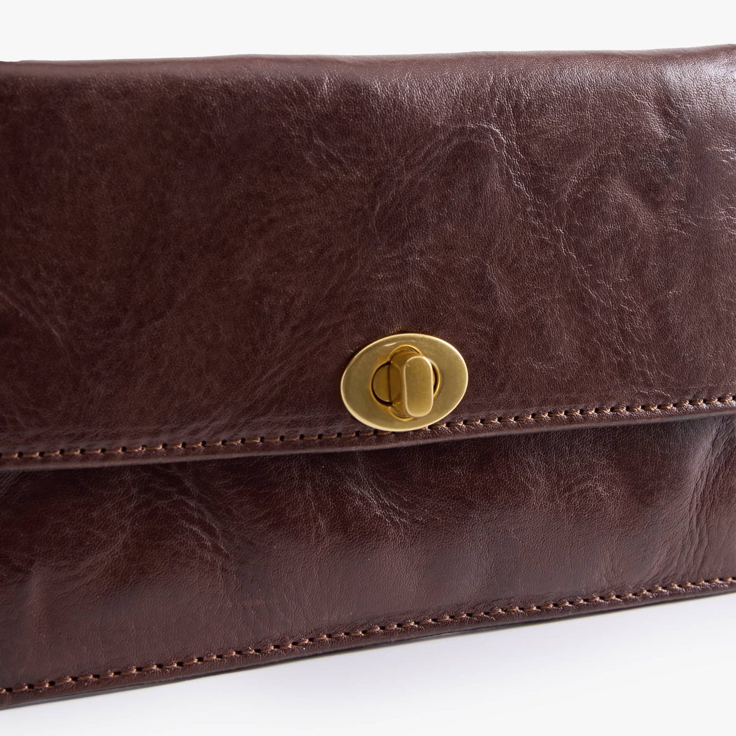 Long Leather Wallet with Detachable Card Holder – Veg-Tanned