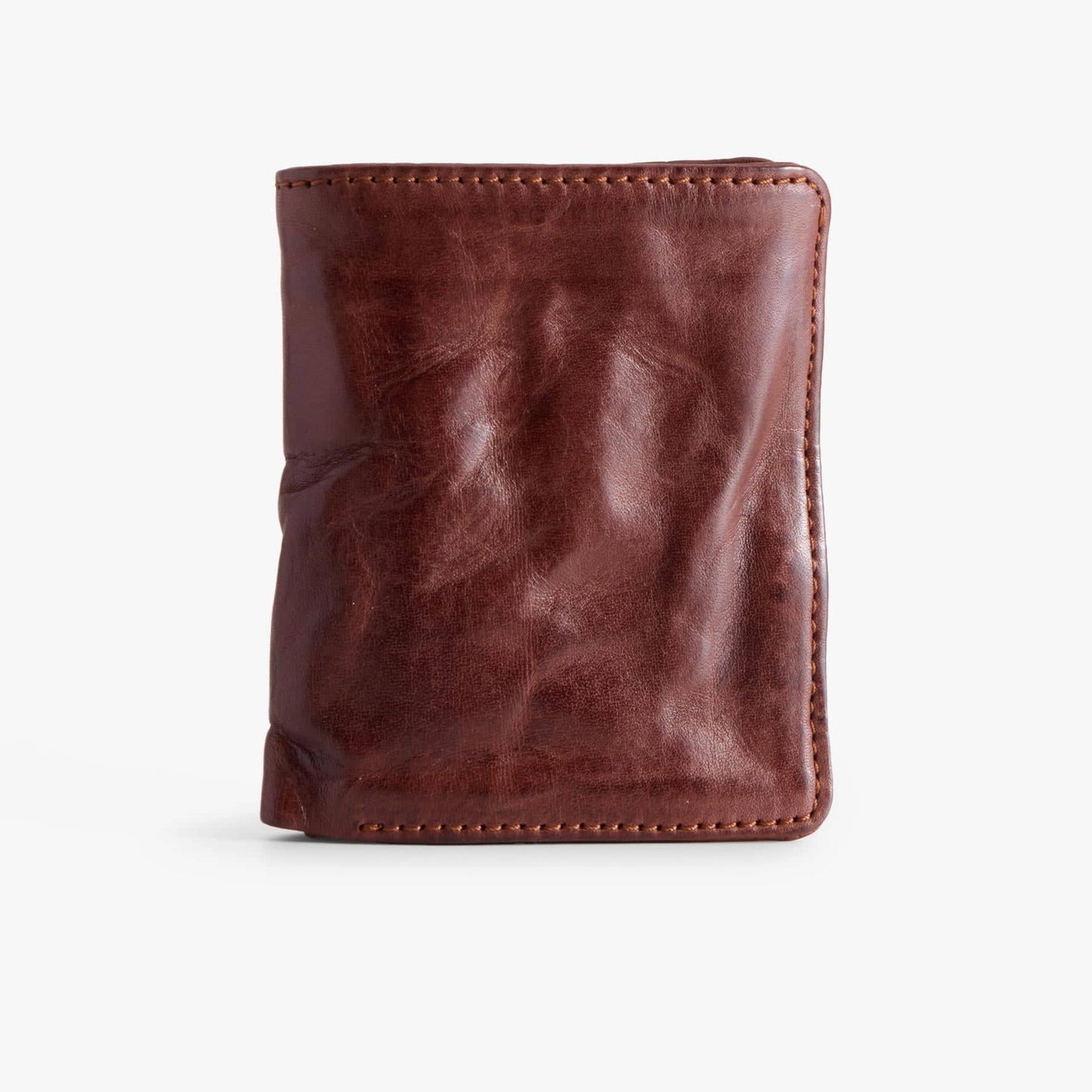 Slim Bifold Leather Wallet – Vegetable-Tanned with ID Slot