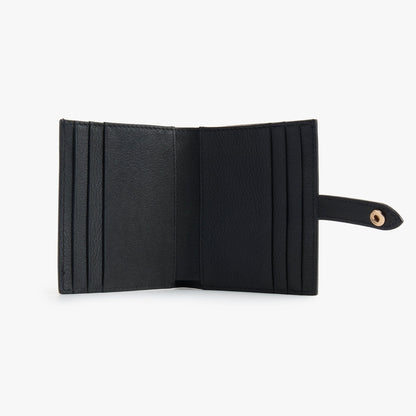Classic Bifold Leather Wallet – 9 Card Slots with Coin Zip