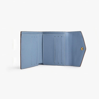 Epsom Leather Bifold Wallet – Cross-Grain Wallet with Coin Zip
