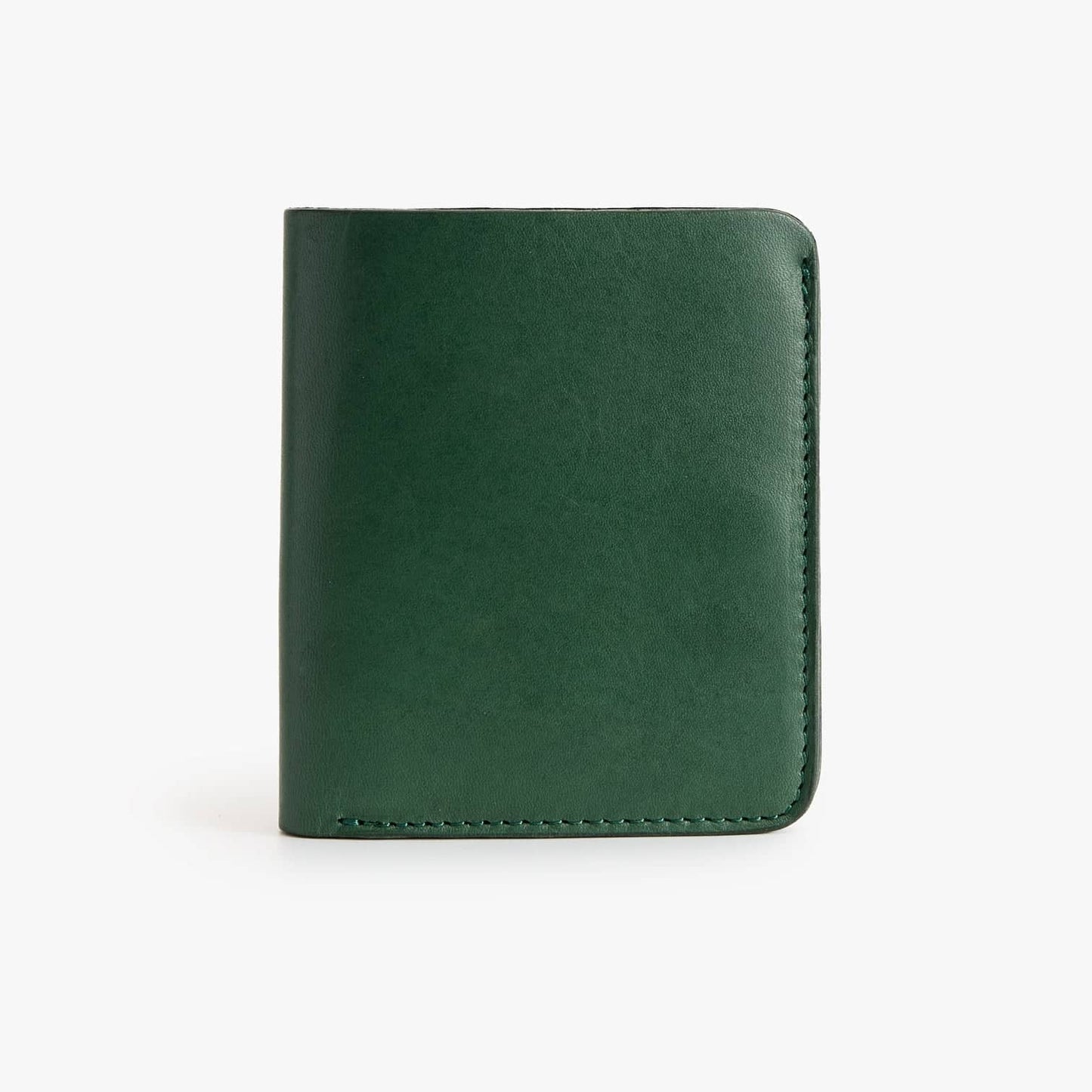 Leather Bifold Wallet with Coin Pocket – Vegetable-Tanned