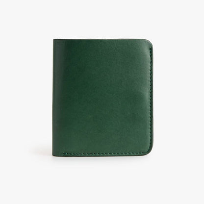 Leather Bifold Wallet with Coin Pocket – Vegetable-Tanned