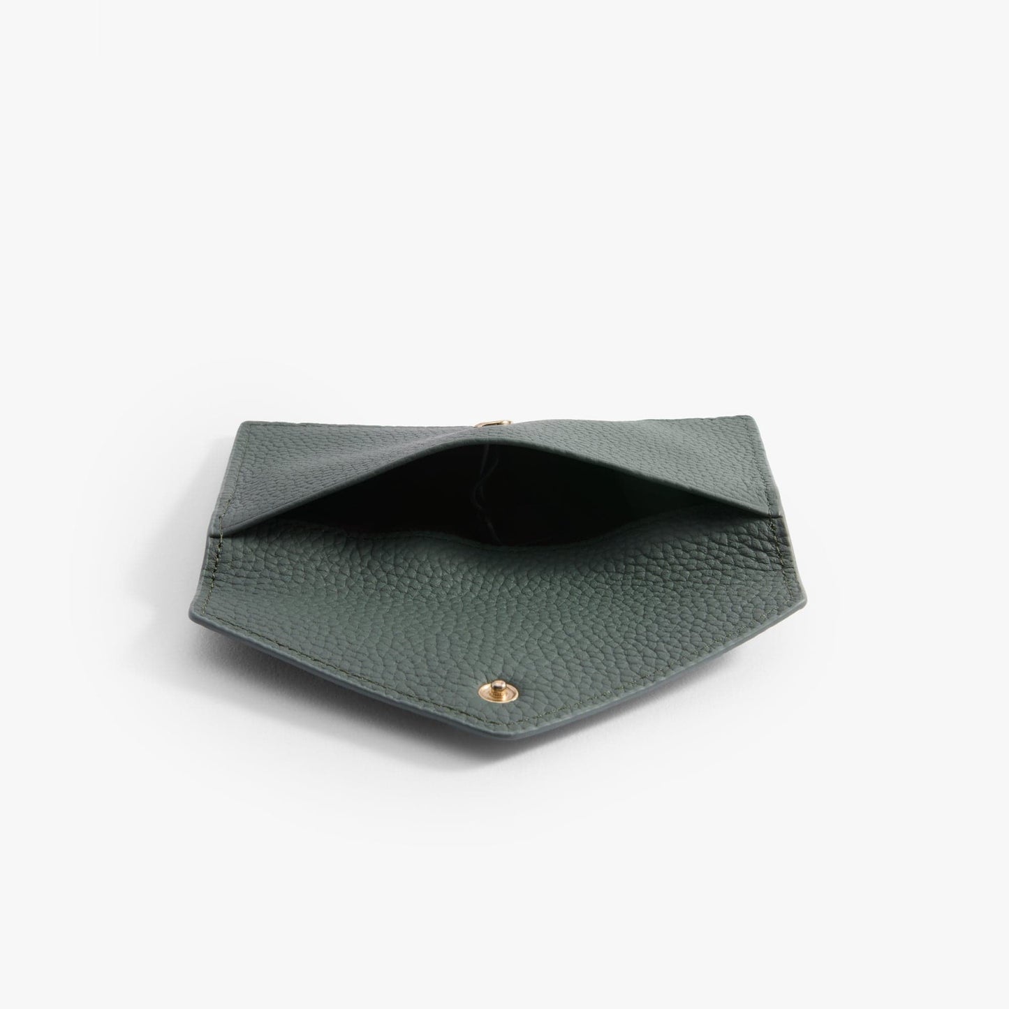 Leather Envelope Wallet – Slim Full-Grain Card Wallet for Women