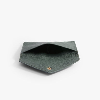 Leather Envelope Wallet – Slim Full-Grain Card Wallet for Women