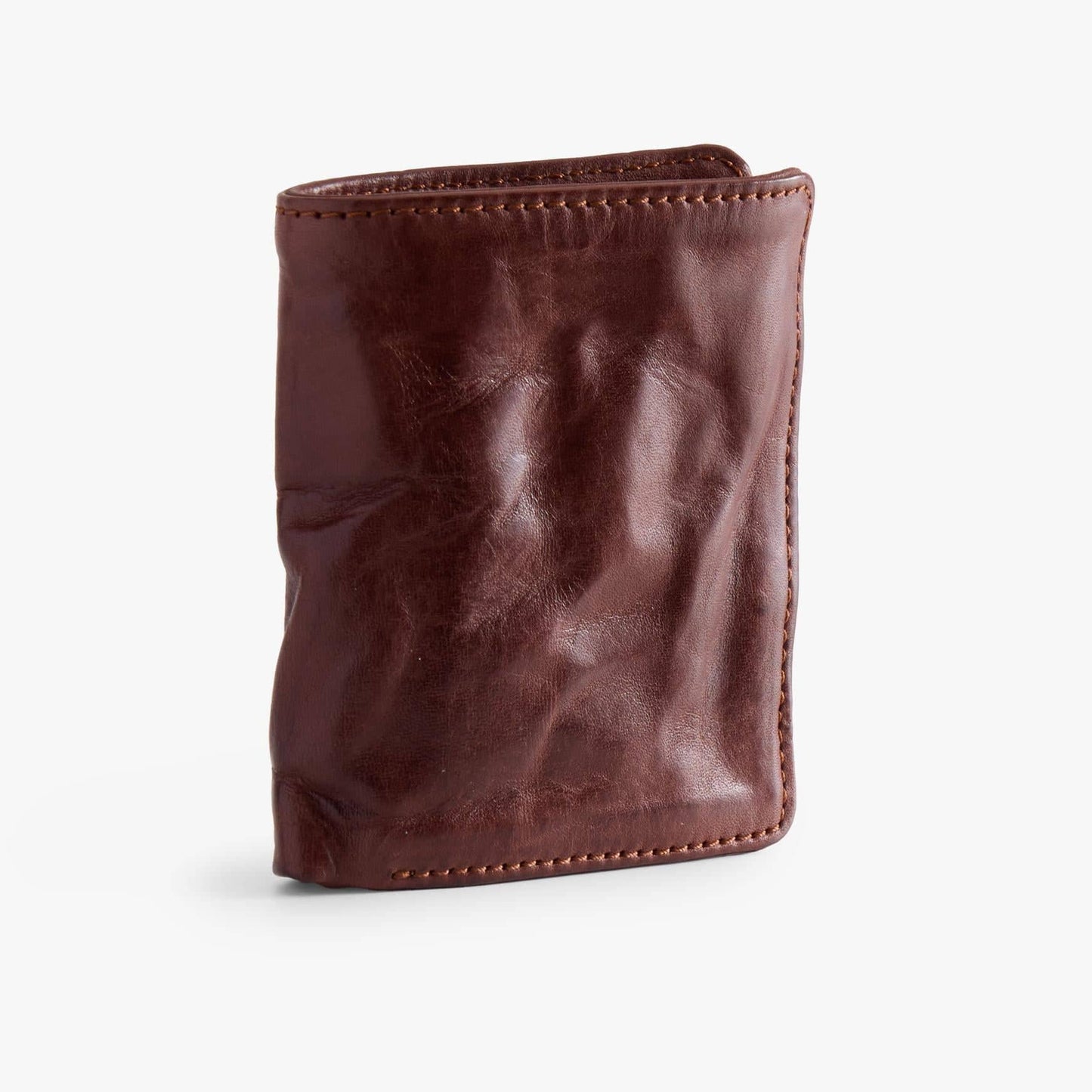 Slim Bifold Leather Wallet – Vegetable-Tanned with ID Slot