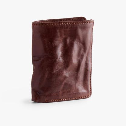 Slim Bifold Leather Wallet – Vegetable-Tanned with ID Slot