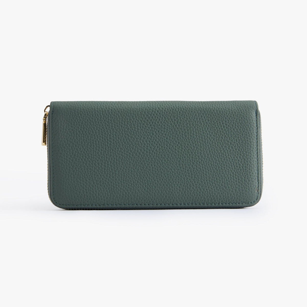 Zip-Around Leather Wallet, Large Clutch Wallet, Fits Phone