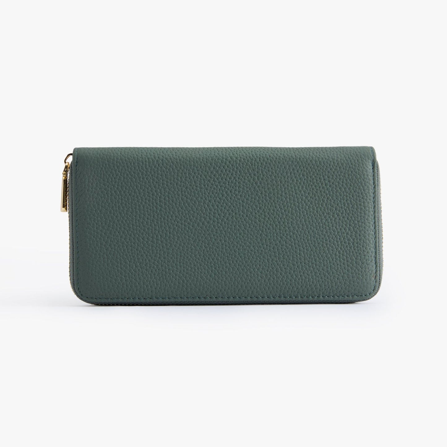 Zip-Around Leather Wallet – Large Clutch Wallet, Fits Phone