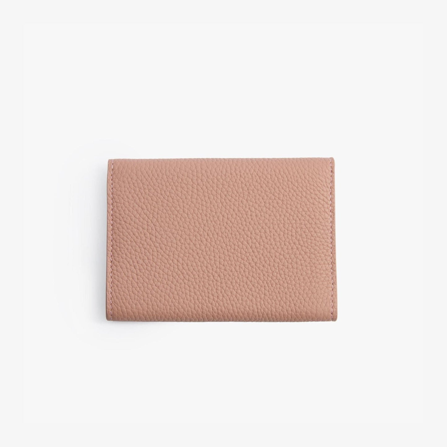 Folded Leather Card Wallet – Compact Snap Wallet for Everyday Carry
