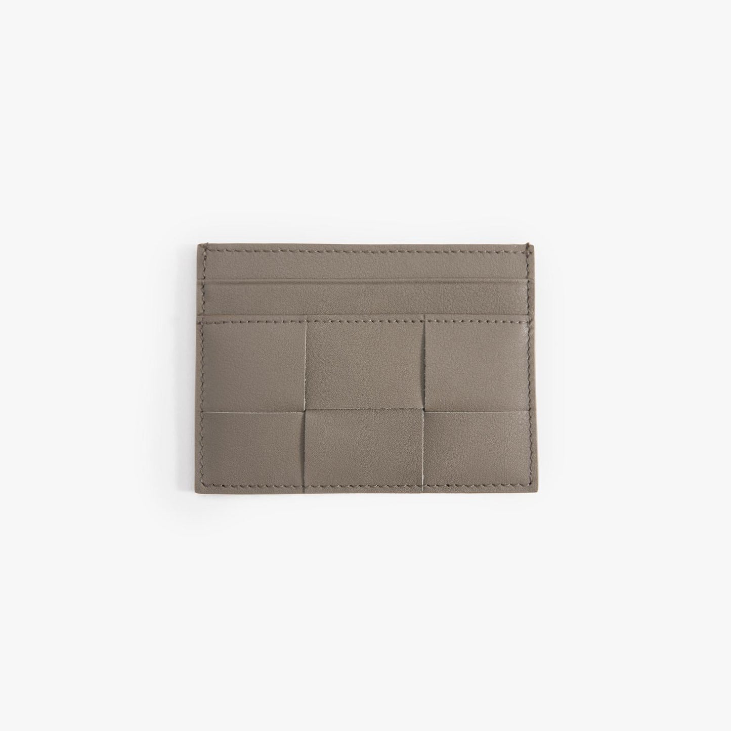 Handmade Woven Leather Card Holder – Slim Minimalist Wallet