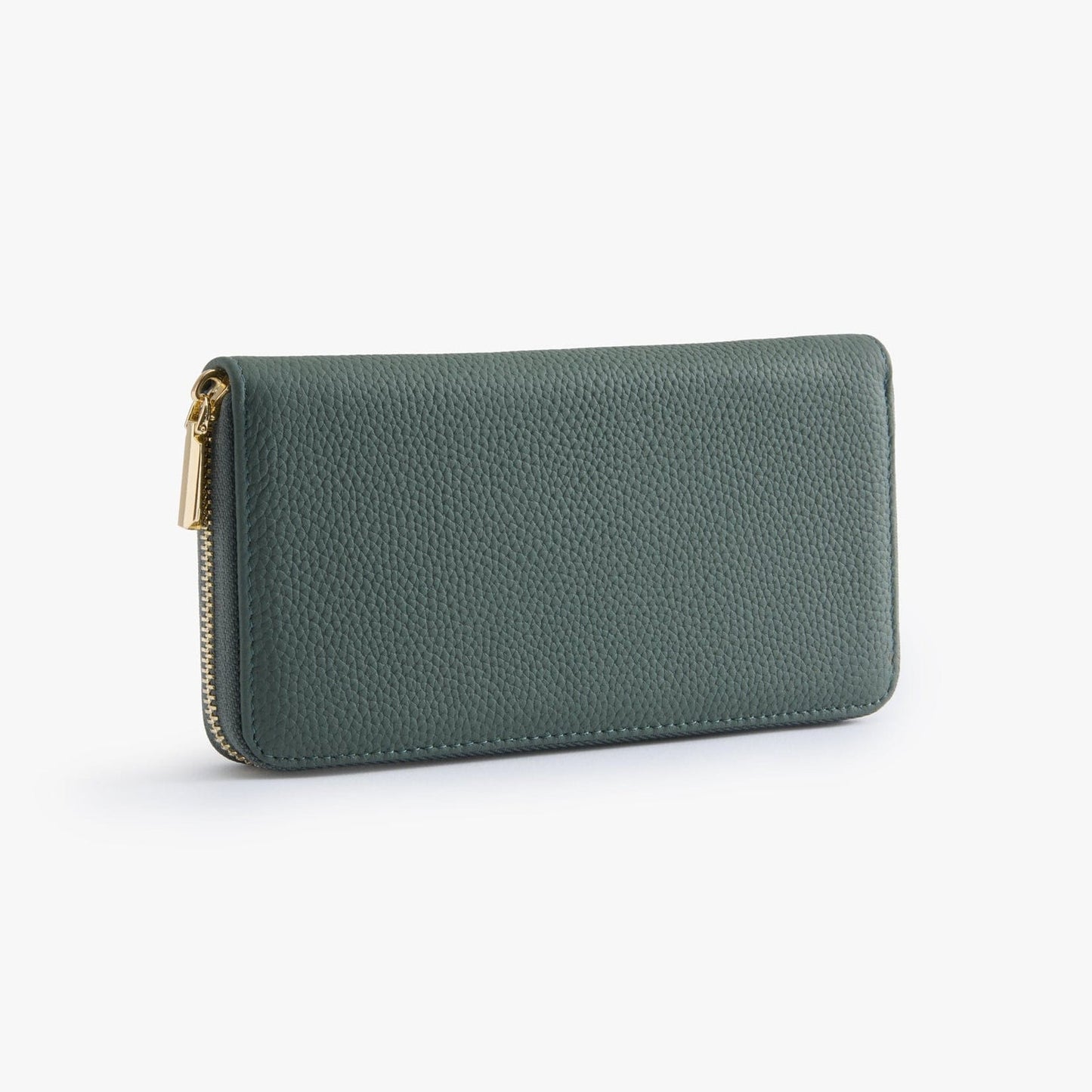 Zip-Around Leather Wallet – Large Clutch Wallet, Fits Phone
